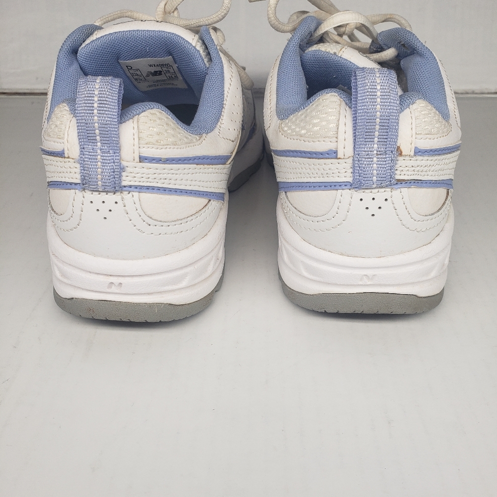 New Balance 409 Womens Sneakers White Blue Size 7.5 WX409WL Used 2012 - Picture 3 of 11